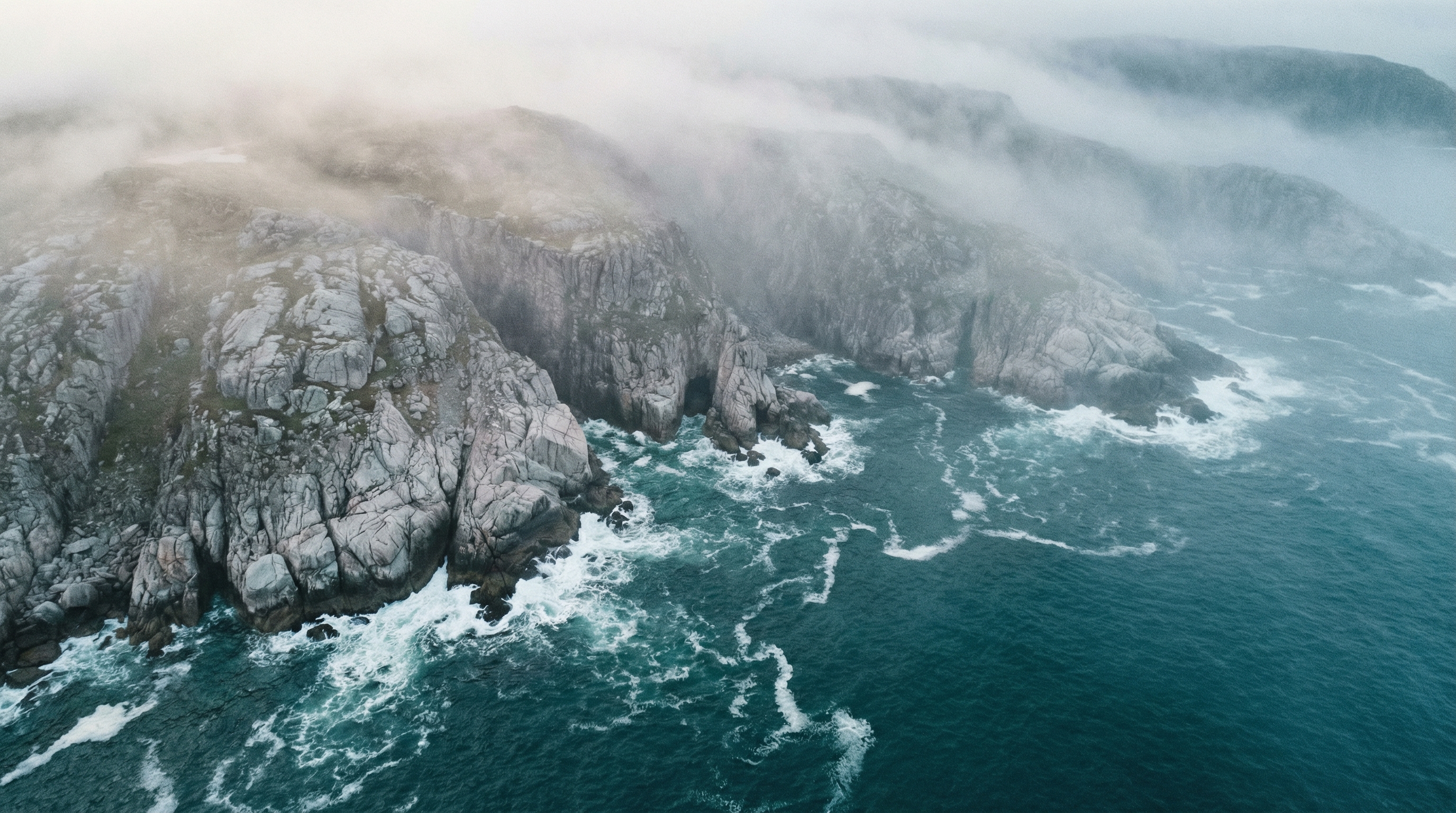 Nordic coastline where land meets the North Atlantic